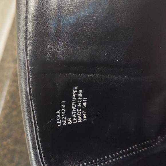 LIKE NEW! Ralph Lauren "Leola" Black High Heel Ankle Boots MSRP $140 (Copy) - Picture 14 of 16